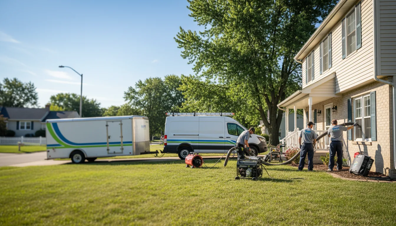 Flooded Basement Restoration And Cleanup With Repair in Lisbon, IA near me